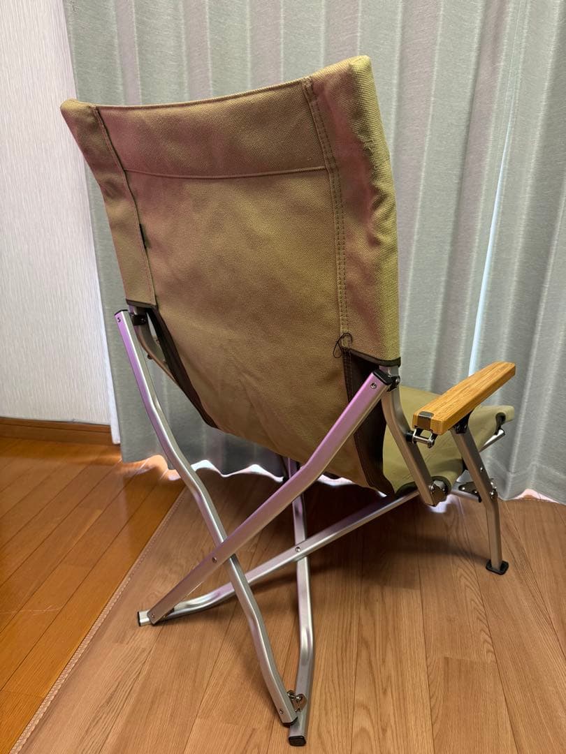 スノーピーク　ローチェア30 カーキ&アームレスト
