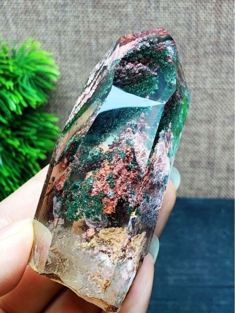 ⭐︎【極上品】天然 ガーデン クォーツ 置物 152g