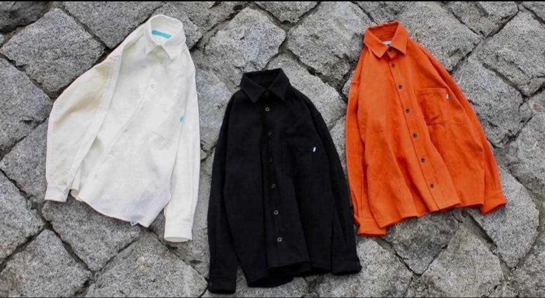 MUZE OVERSIZED GAUZE SHIRTS加工済み フリンジ