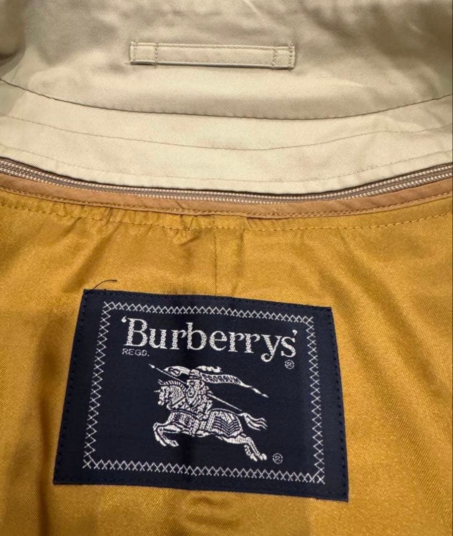 【BURBERRY バーバリー】 ライナー付き ステンカラーコート LL メンズ