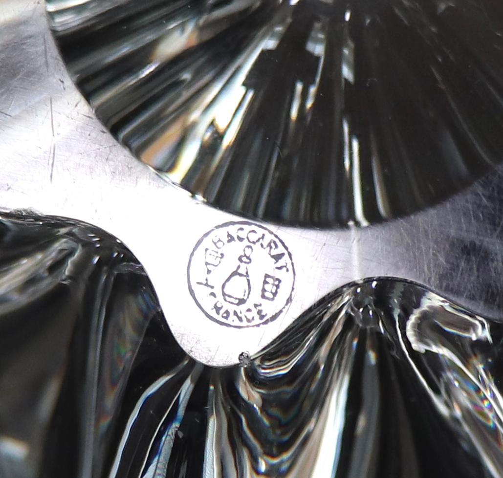 オールド・バカラ1950年特大作品 39.5cm3.6kg コンポートバスケット