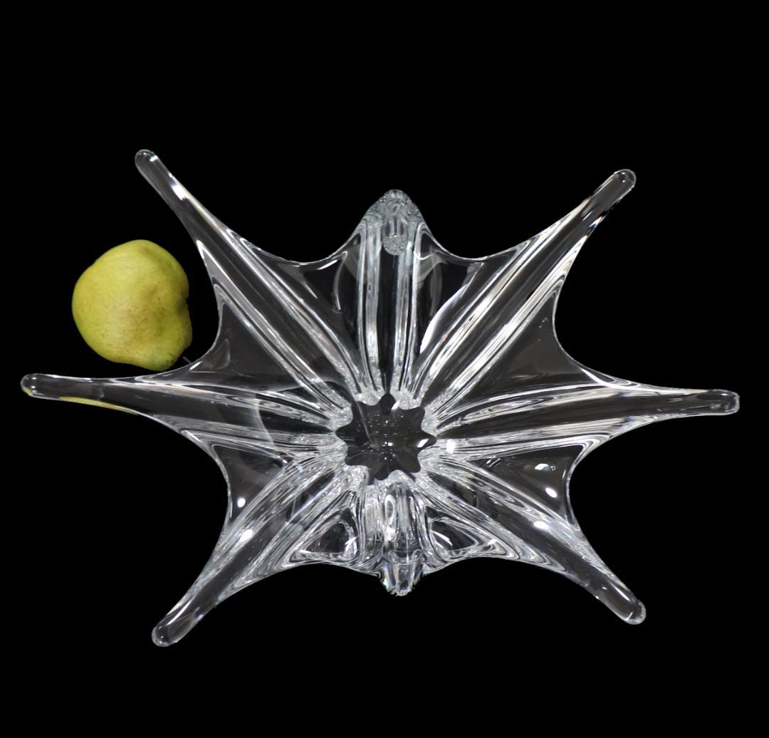 オールド・バカラ1950年特大作品 39.5cm3.6kg コンポートバスケット