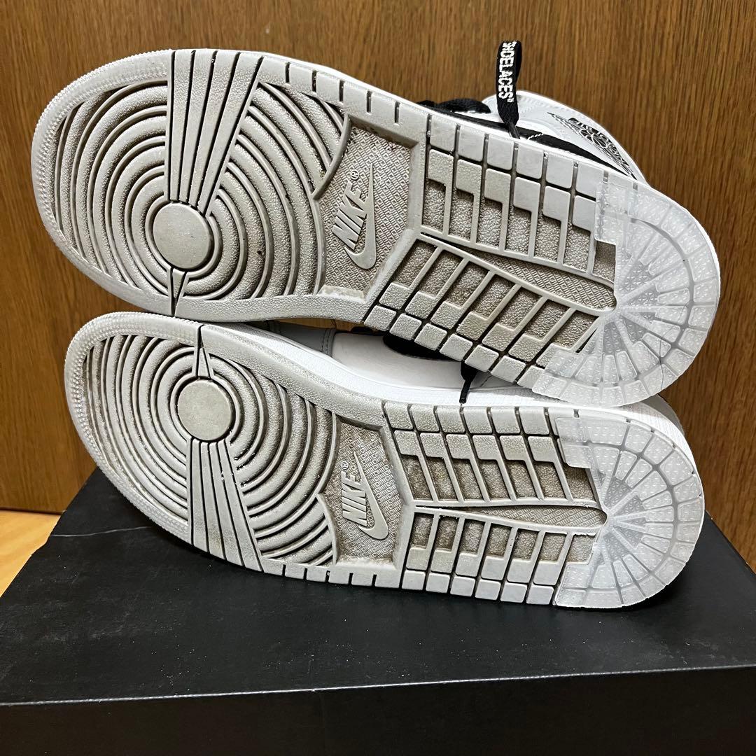 ナイキ Nike Air Jordan1 Mid ライトスモークグレー 27cm