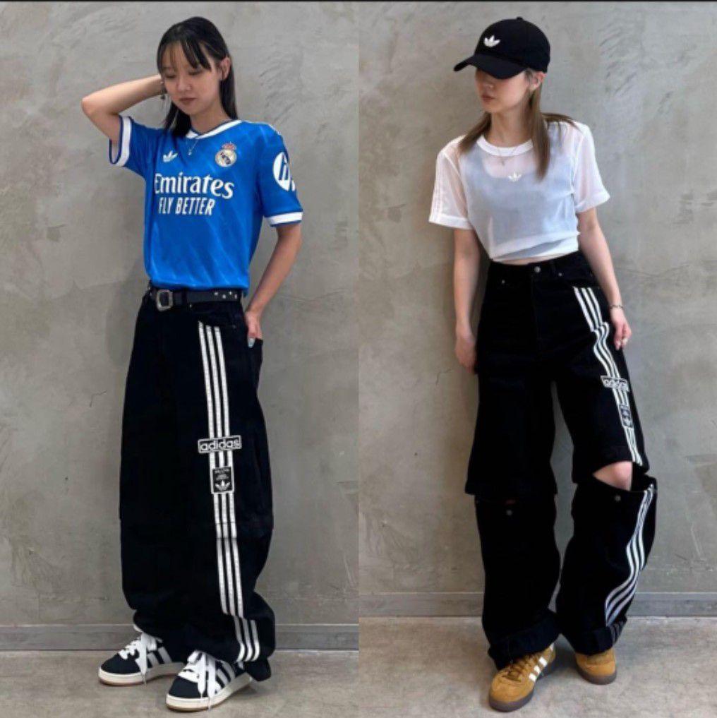 アディダス W ADIBREAK DENIM PT ロングパンツ JD0082