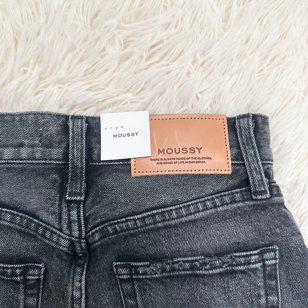 2024✨️moussy MVS FLARE デニムパンツ ストレッチ 黒 S
