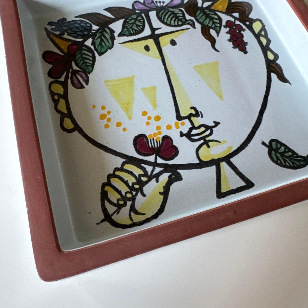 グスタフスベリ　スティグ・リンドベリのビンテージ絵皿
