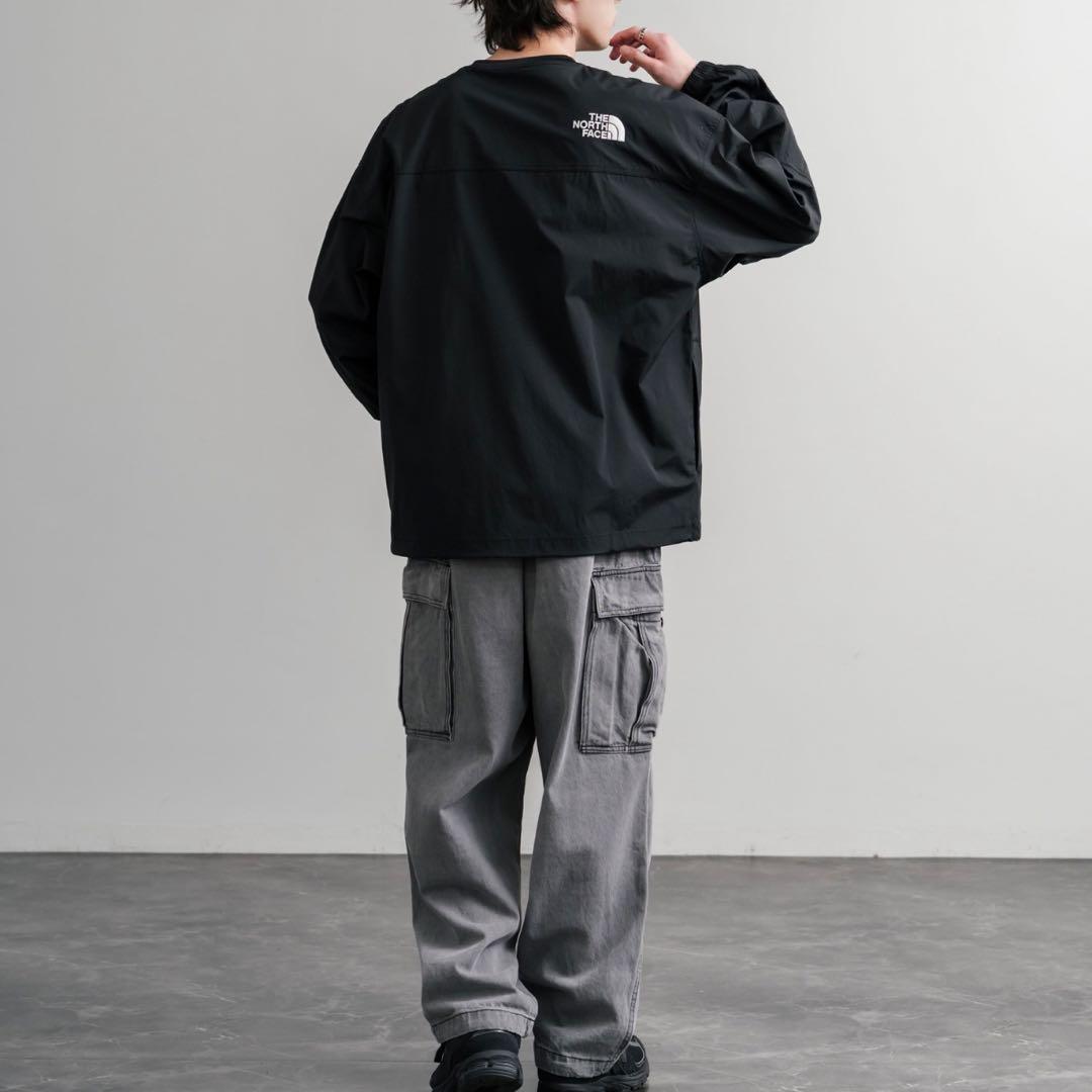 XL＊アルバニークルーネック＊ブラック　黒＊ロンT＊ノースフェイス＊韓国限定