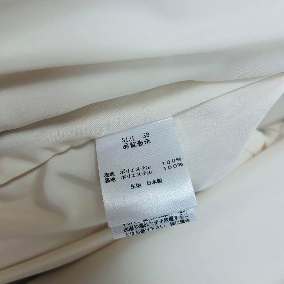 未使用級✨LOUNIE ルーニィ　ノーカラーコート　　38 ウォッシャブル