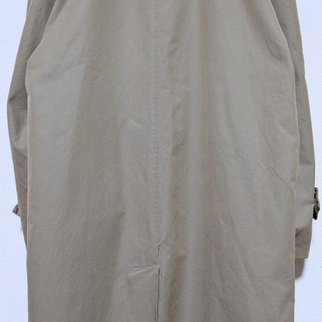 英国製 80〜90s バーバリー ステンカラーコート メンズ コットン 玉虫 7
