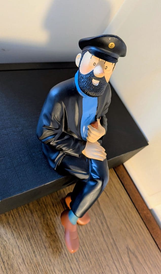 〈タンタンの冒険ハドック船長レジンフィギュアモデル（大）フランス製〉