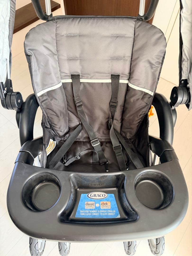 【送料込み】GRACO 2人乗りベビーカー　RoomFor2