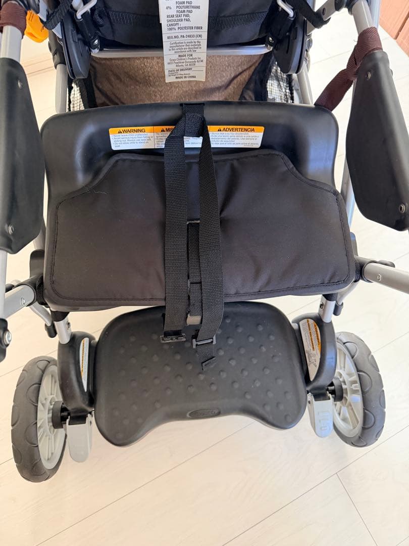 【送料込み】GRACO 2人乗りベビーカー　RoomFor2