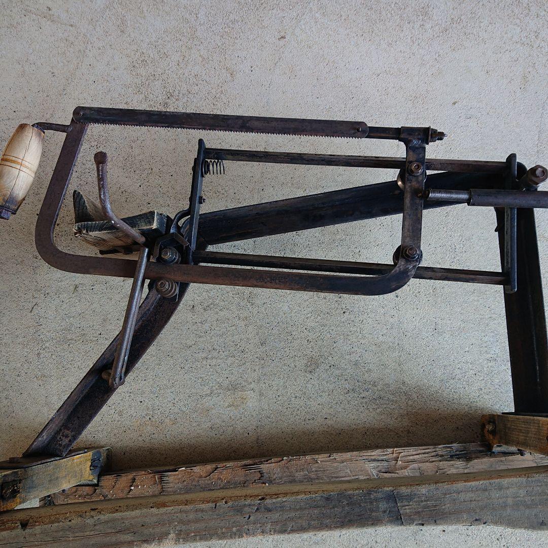 昭和ヴィンテージ古道具炭切り専用道具当時物