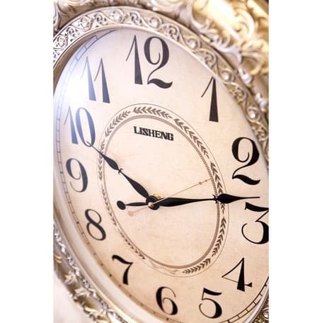 【壁掛時計】ビクトリアンパレス ウォールクロック ネグレスコ アンティーク 無音