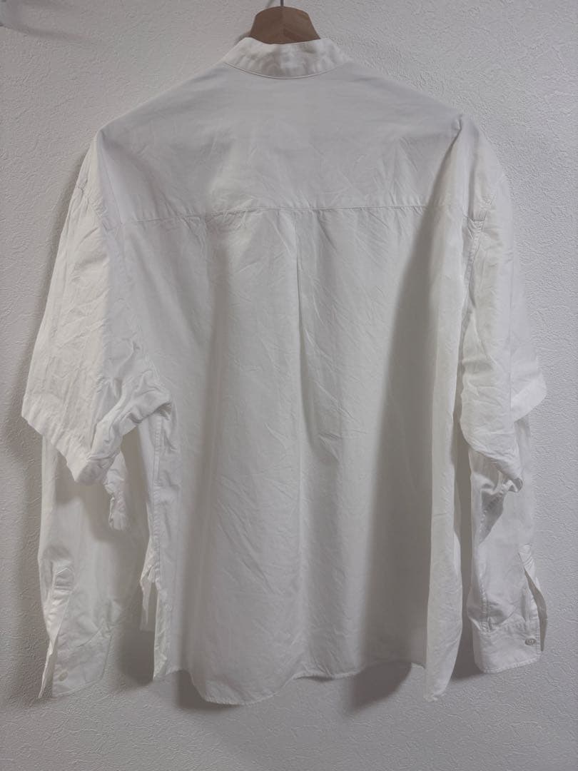 name. ホワイト オーバーサイズシャツ 長袖