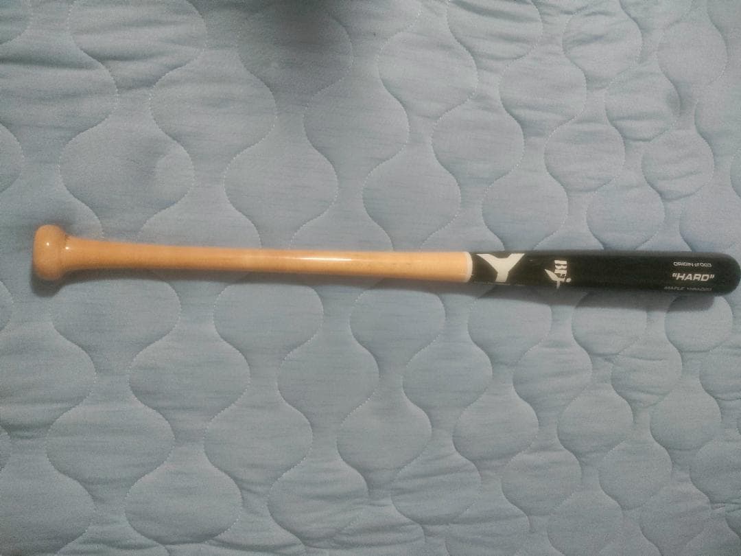 H.H　HARD 木製バット 黒/ナチュラル８３．５㎝　860g