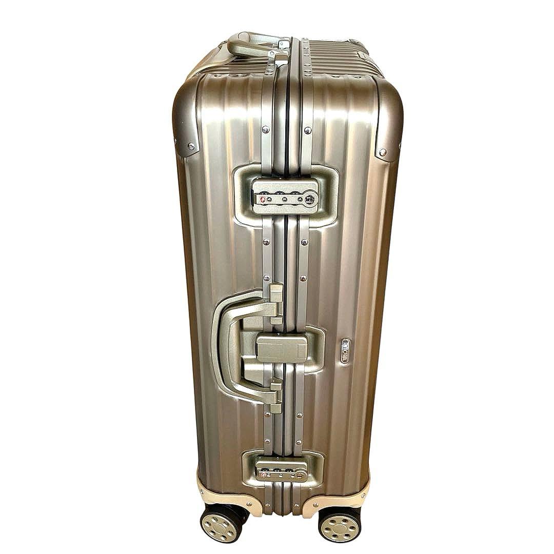 【1回使用 極美品】RIMOWAリモワ トパーズ チタニウム キャリーケース