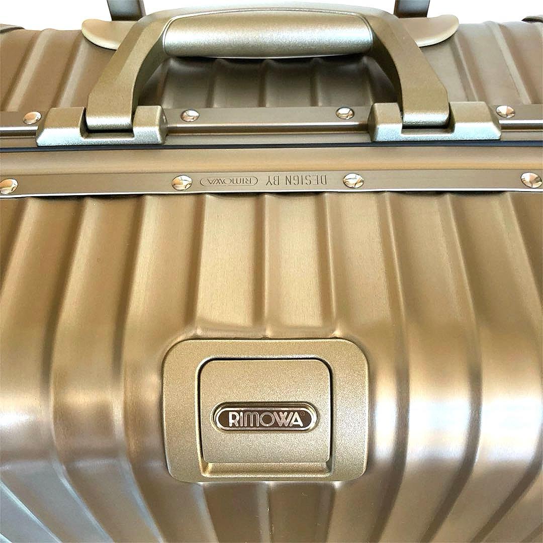 【1回使用 極美品】RIMOWAリモワ トパーズ チタニウム キャリーケース