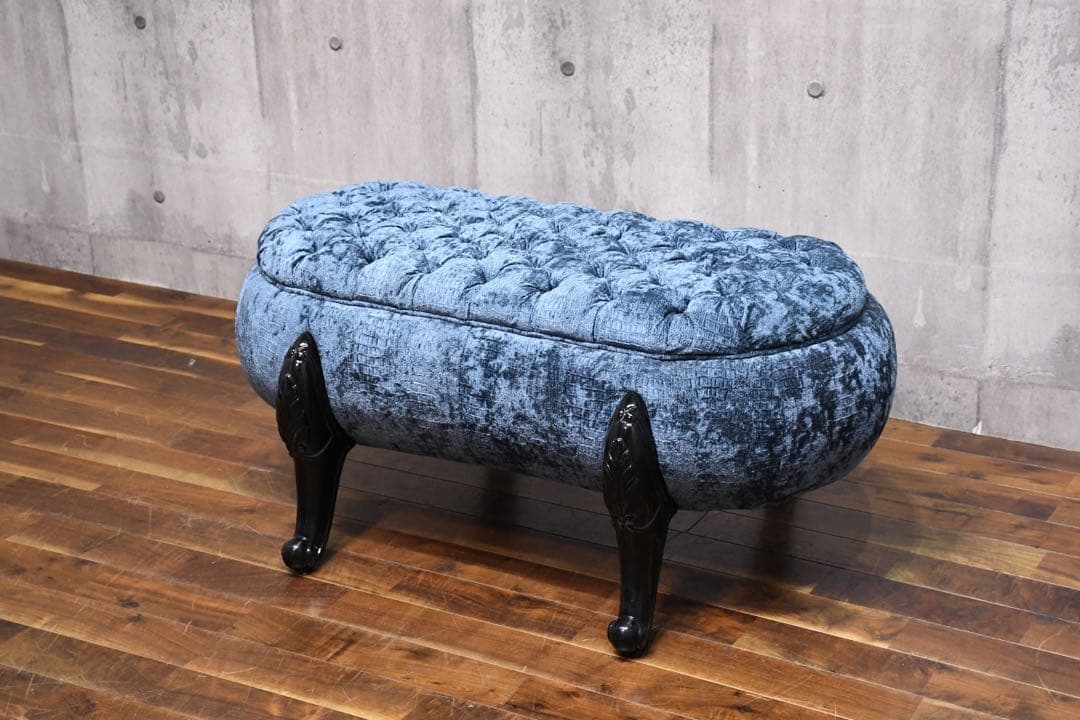 CIC34 アピス六本木 Volpi スツール 猫脚 ボタンダウン イタリア製