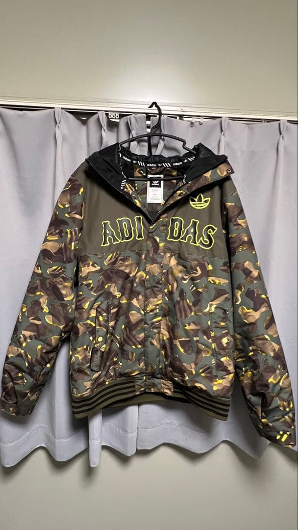 ウェア Adidas boarding Jacket Camo size M