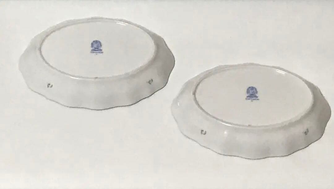 ヘレンド インドの華 オーバル ディッシュ　２枚セット