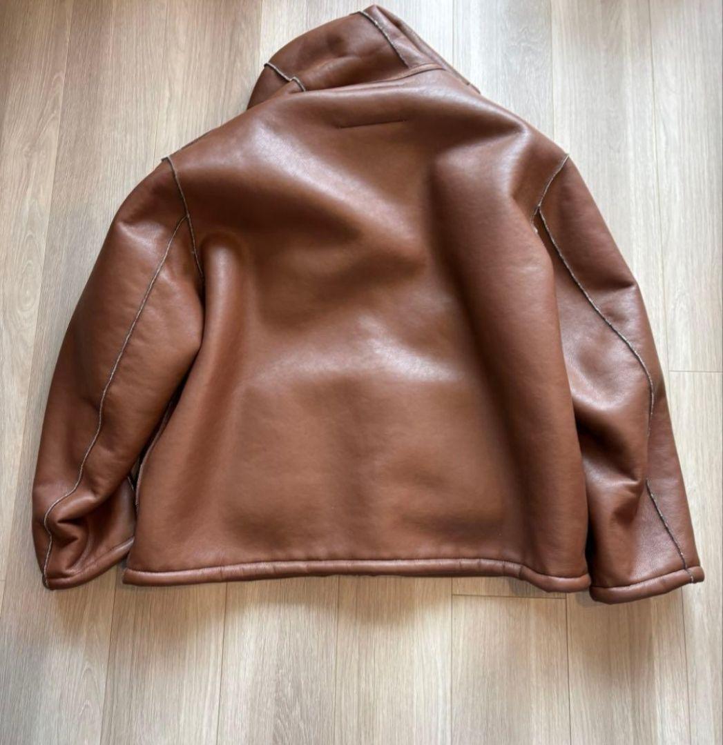 ジャケット・アウター NKNIT vegan mouton hooded zip jacket