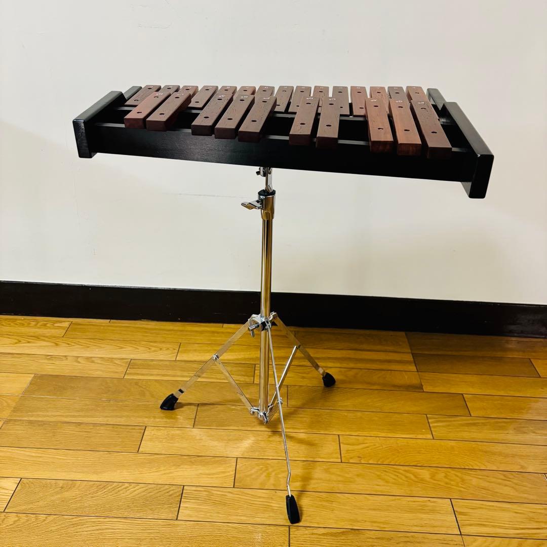 美品Enhong 25音 卓上木琴 マレット、スタンドケース付き　送料込み