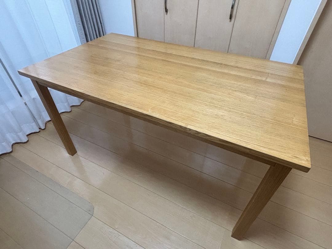 無印良品　タモ材　ダイニングテーブル