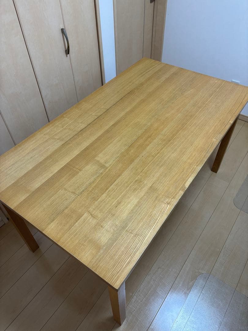無印良品　タモ材　ダイニングテーブル