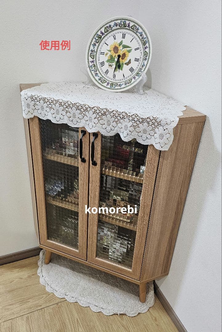 【引き取り限定】コーナーキャビネット　収納棚　コーナーラック　棚の高さ調整可能