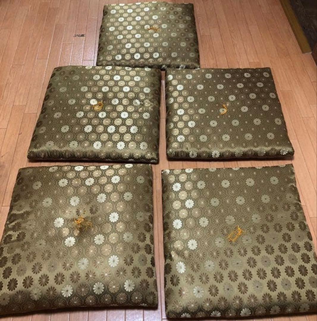 値下げ！美品！仏前座布団☆御前座布団☆金襴☆法事☆座布団　　3枚セット