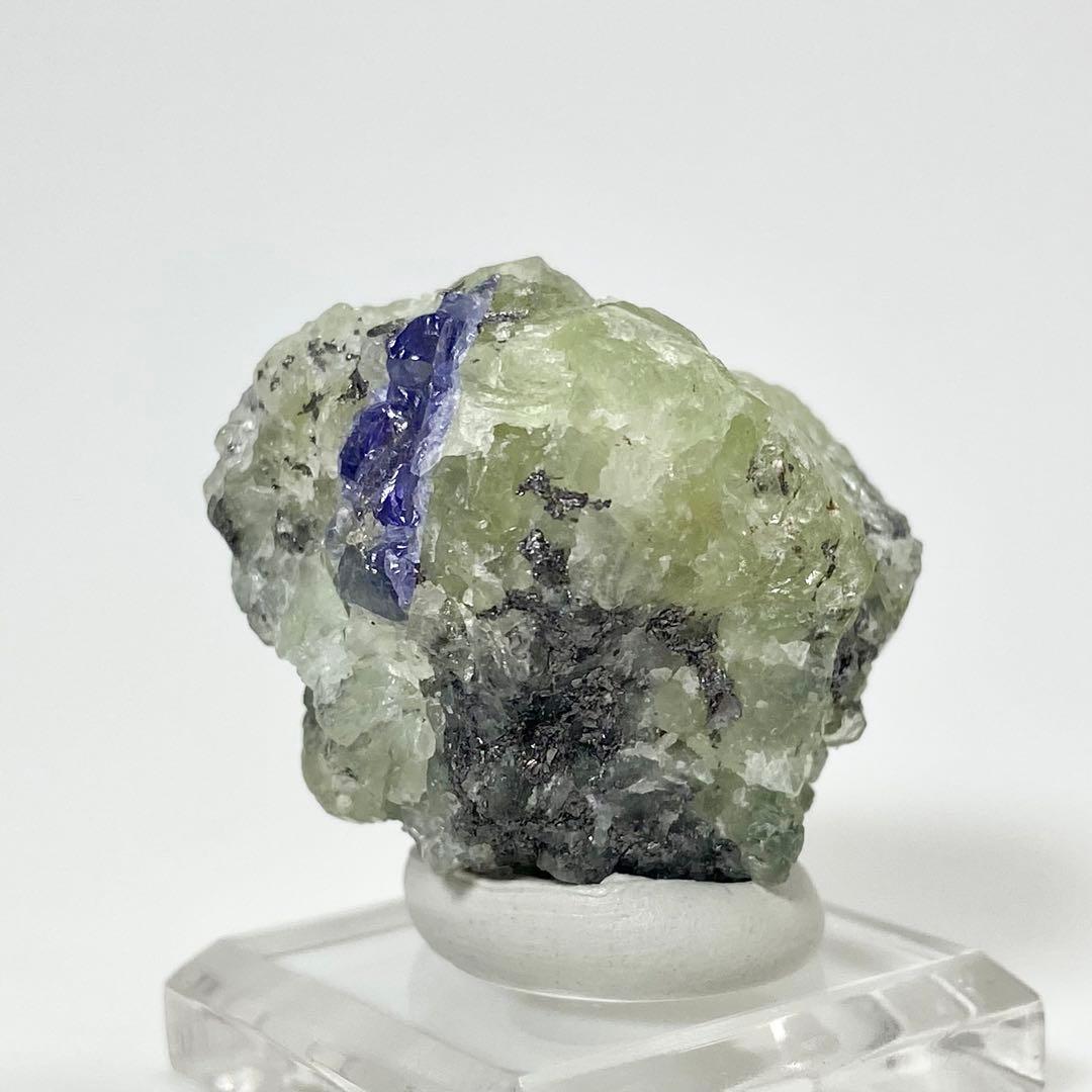 タンザナイト　プレナイト　鉱物標本　原石　天然石　ストーン　ゾイサイト　非加熱