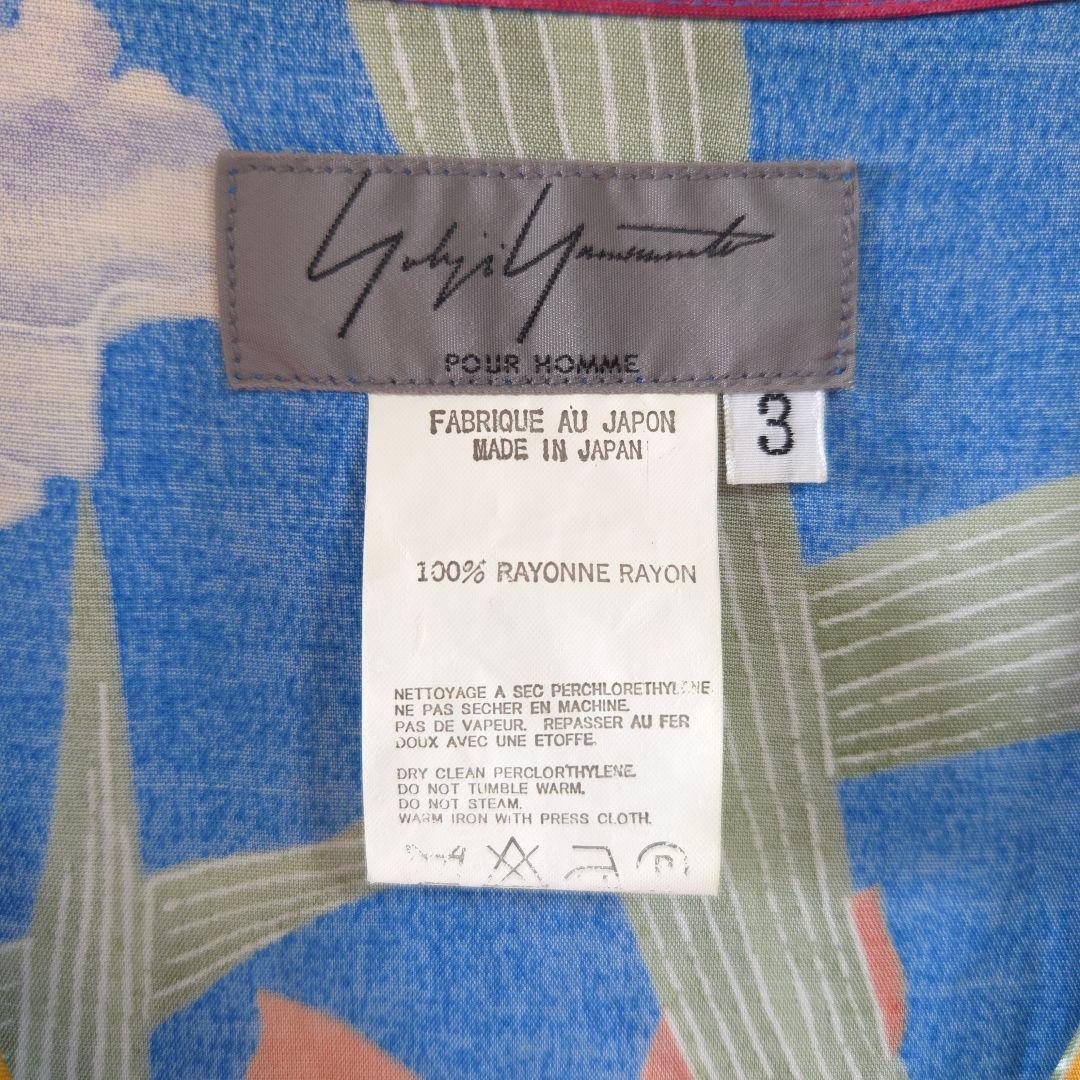 02ss Yohji Yamamoto POUR HOMME アロハシャツ
