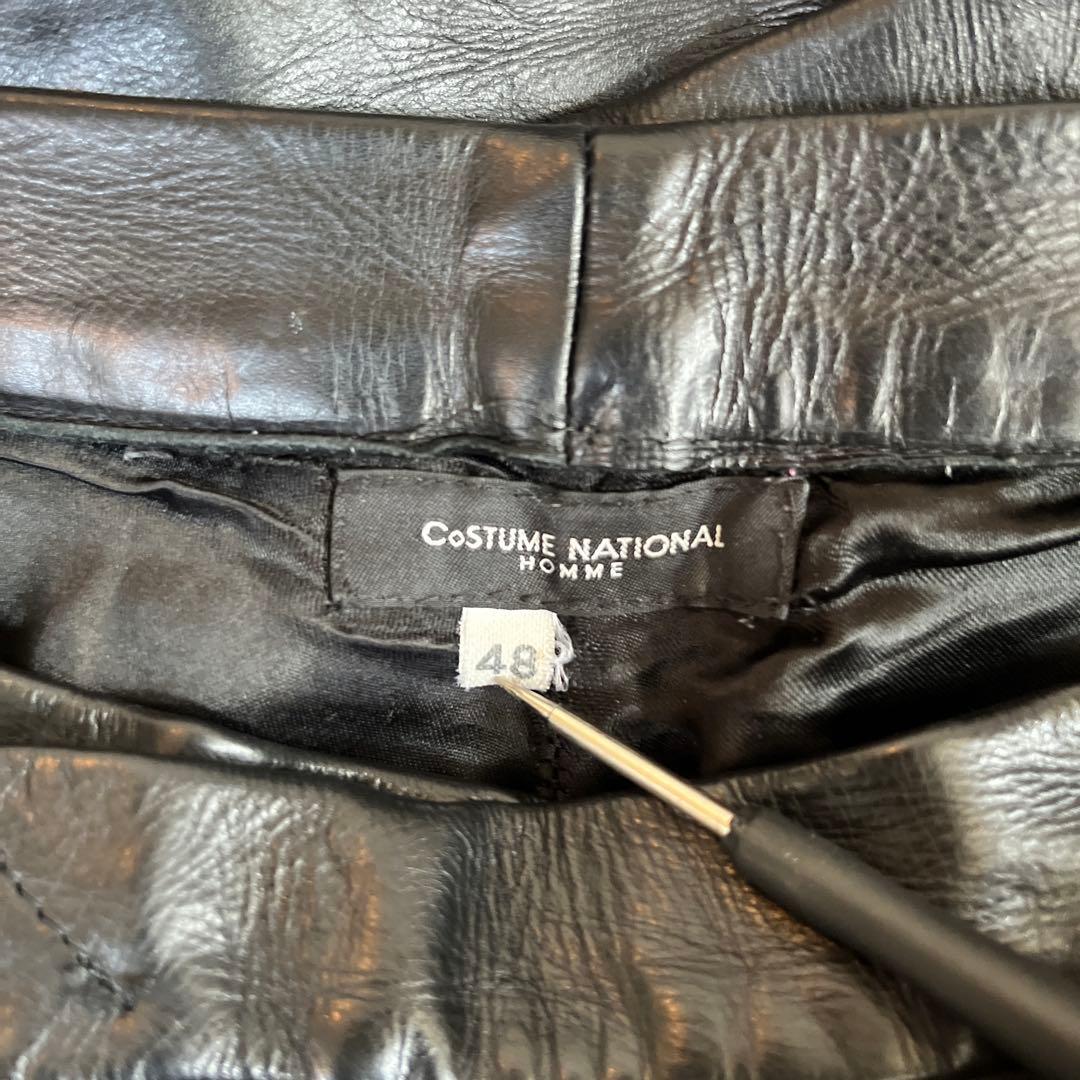 パンツ 00s COSTUME NATIONAL HOMME LEATHER PANTS