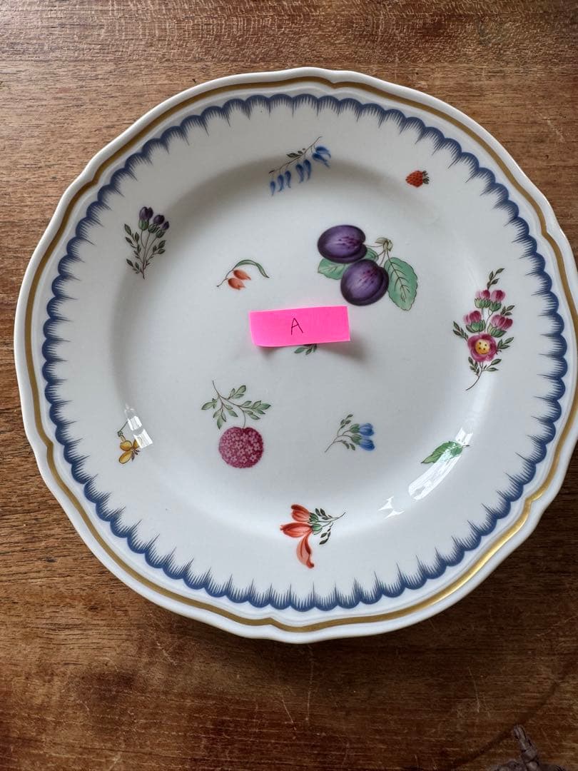 リチャードジノリ　イタリアンフルーツ　デザートプレートA