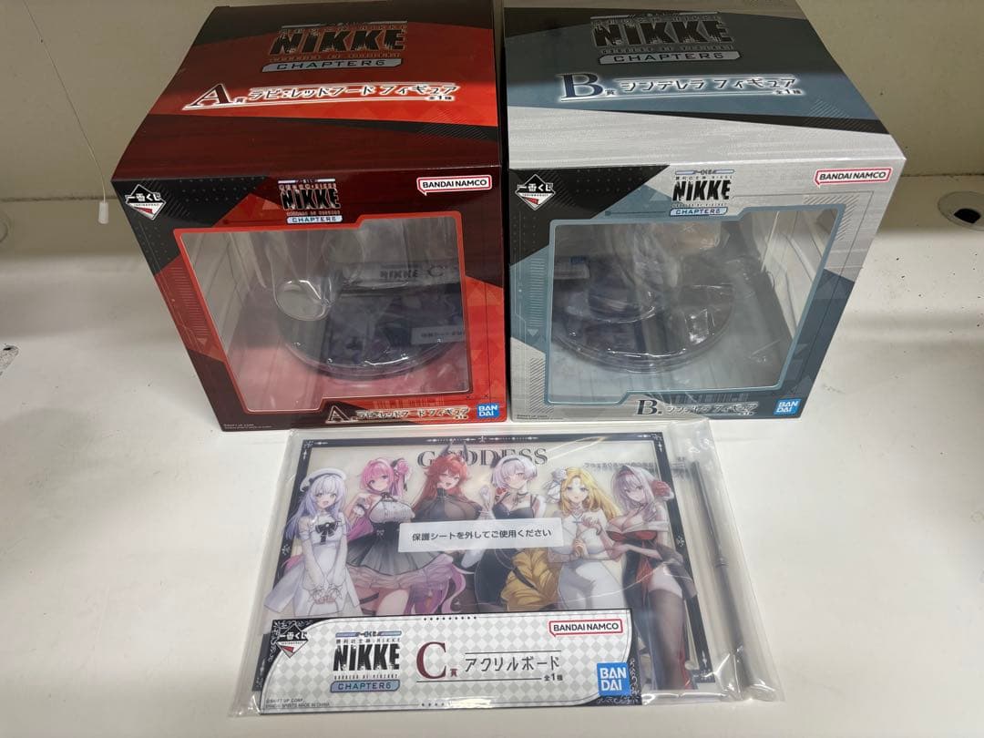 一番くじ　勝利の女神ニケ　nikke　A賞　ラピ　B賞　シンデレラ　C賞　セット
