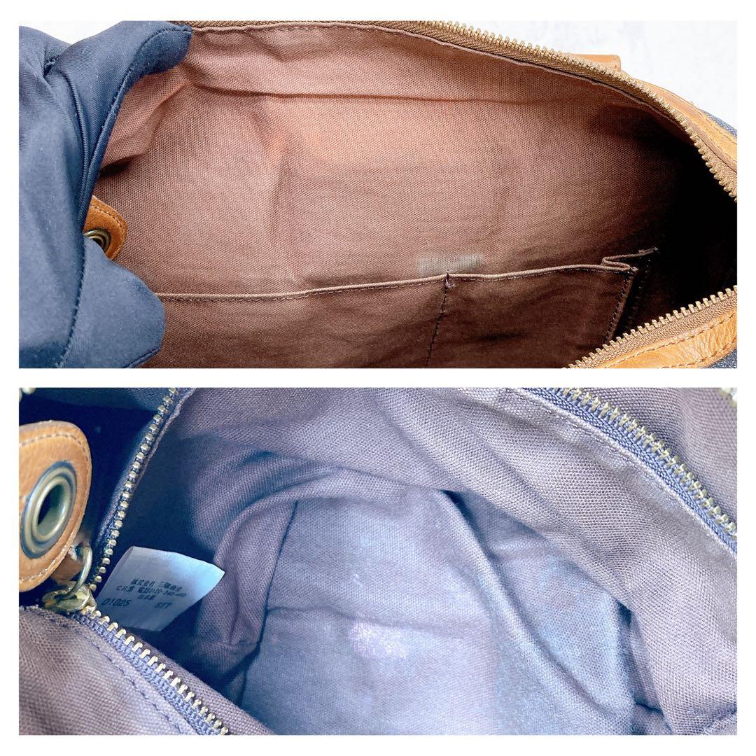 ✨激レア✨BURBERRY バーバリー 2wayミニボストン デニム ロゴ 金具