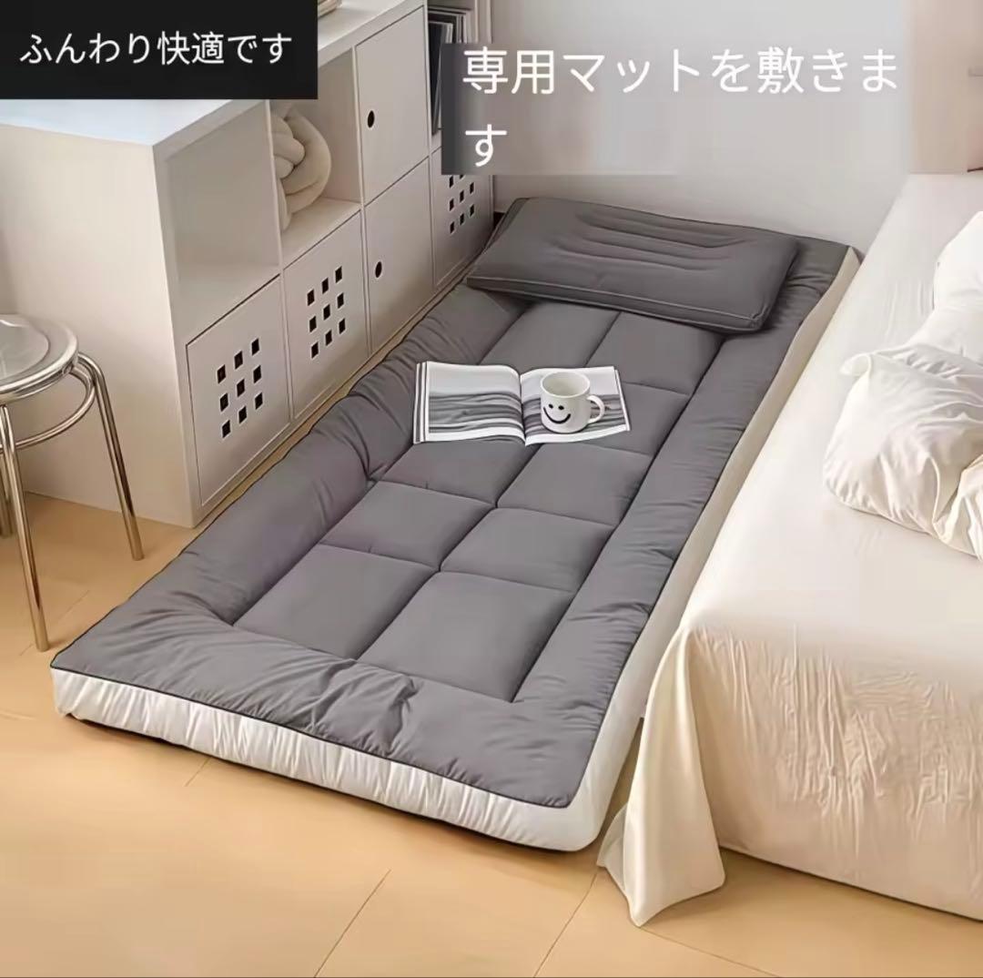 シングルサイズ グレー マットレス 90×190