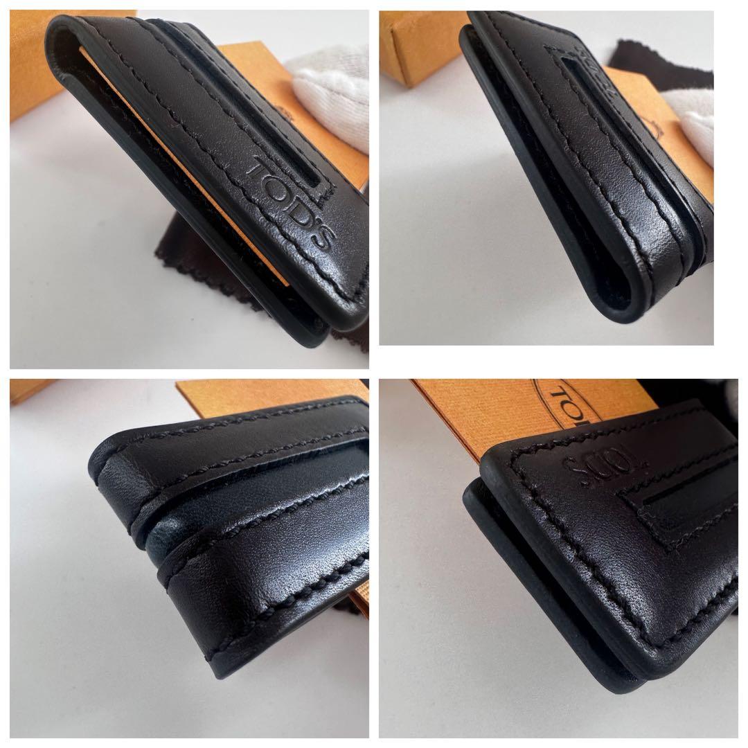 【極美品】TOD'S トッズ マネークリップ 本革 プレゼント