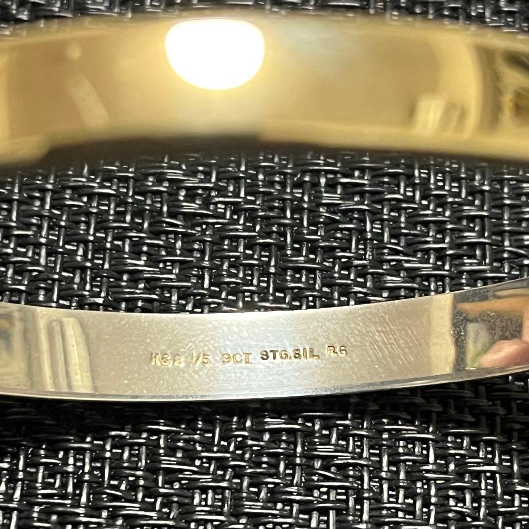 f*e様 英国　 9K gold Sterling silver ブレスレット