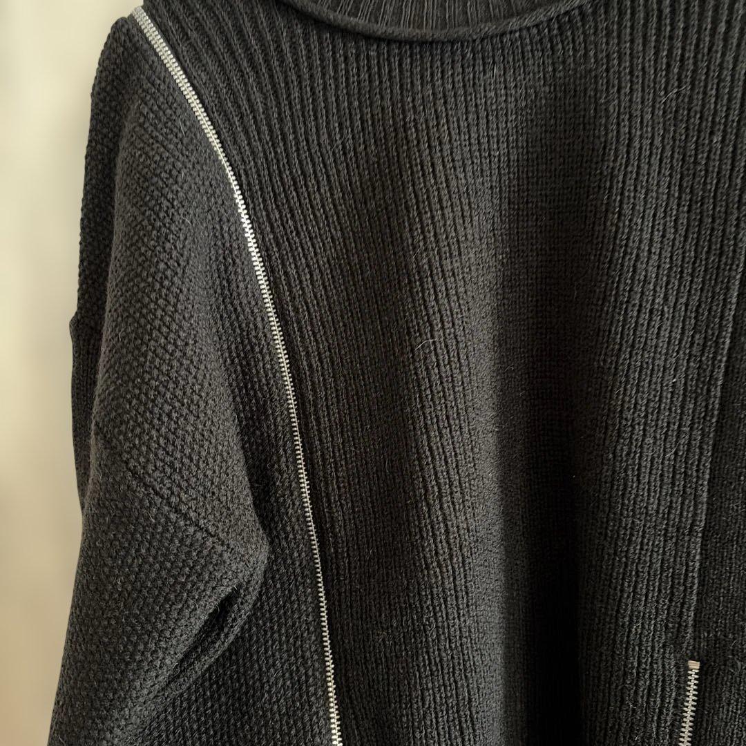 MAISON SPECIAL ロングファスナーニット