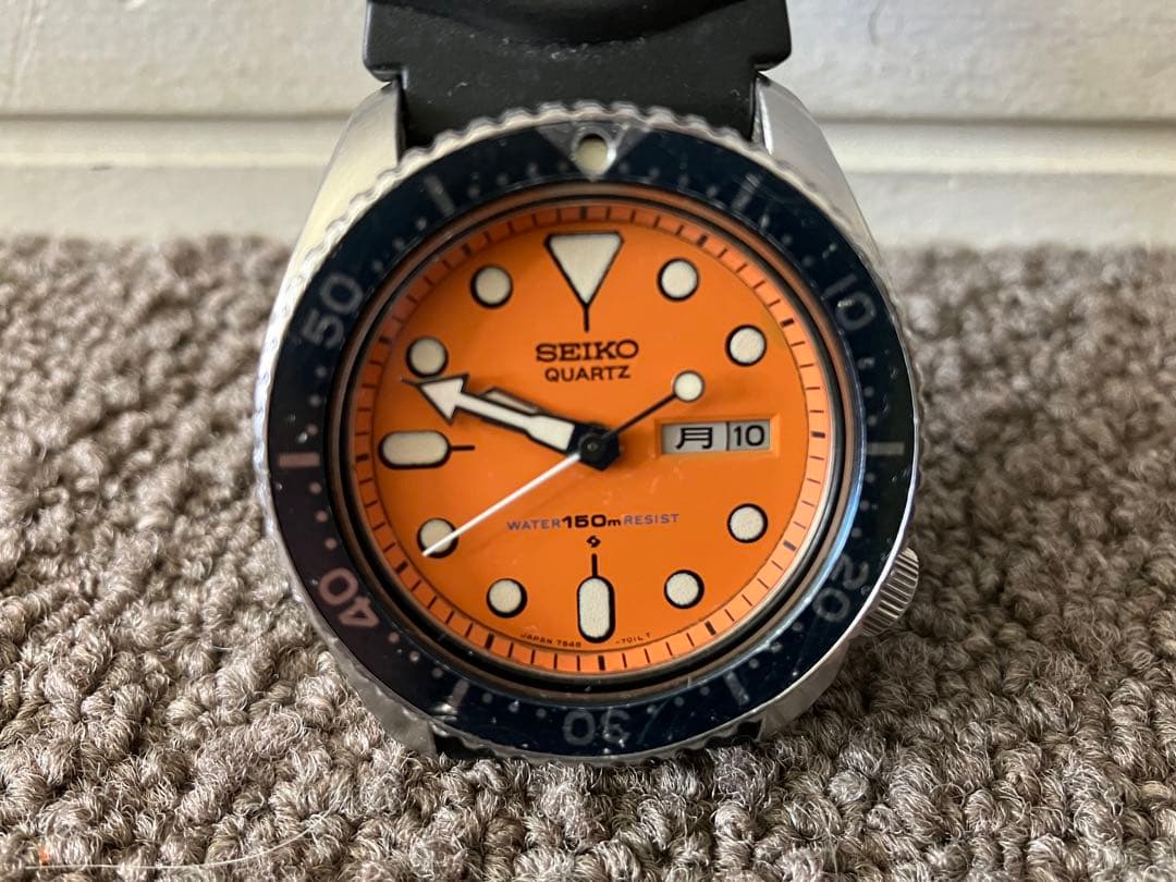 SEIKO セイコー　デイトナ　オレンジ