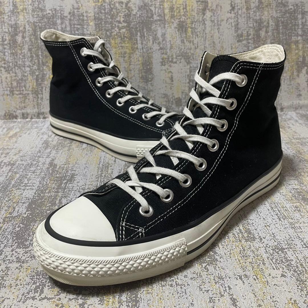 ★日本製★コンバース オールスター ハイカット【27】キャンバス ブラック 美品