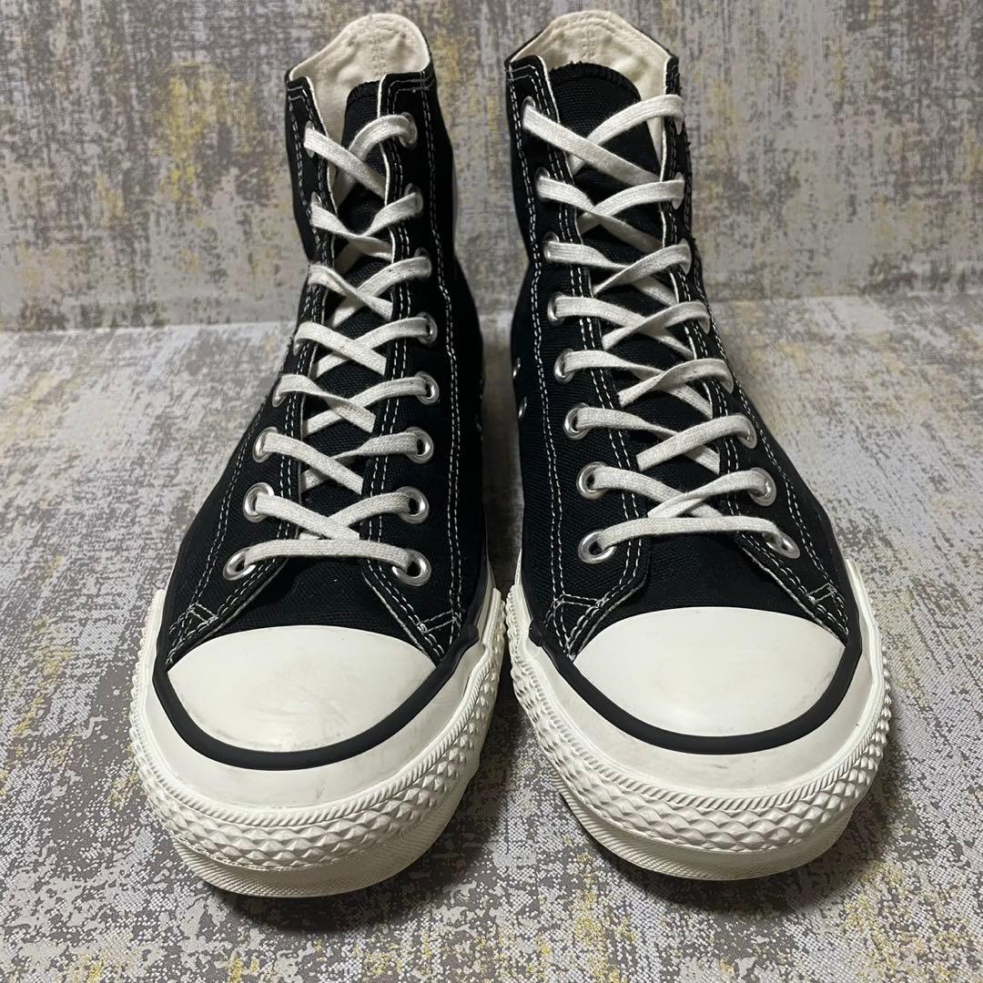 ★日本製★コンバース オールスター ハイカット【27】キャンバス ブラック 美品