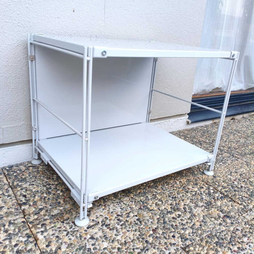廃盤品 無印良品 スチールユニットシェルフ 棚 グレー