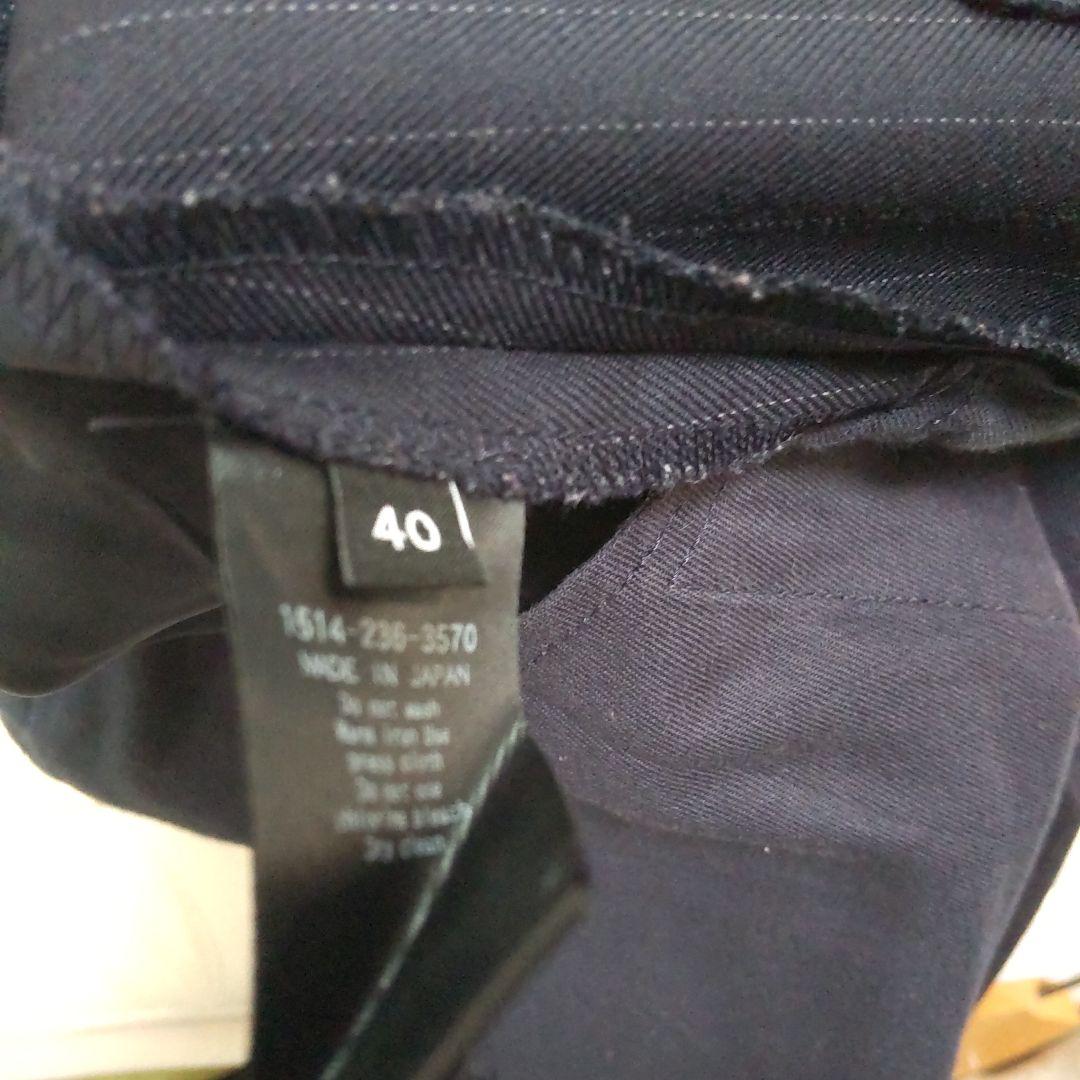 UNITED ARROWS TOKYO　ウール100％　パンツスーツ　濃紺