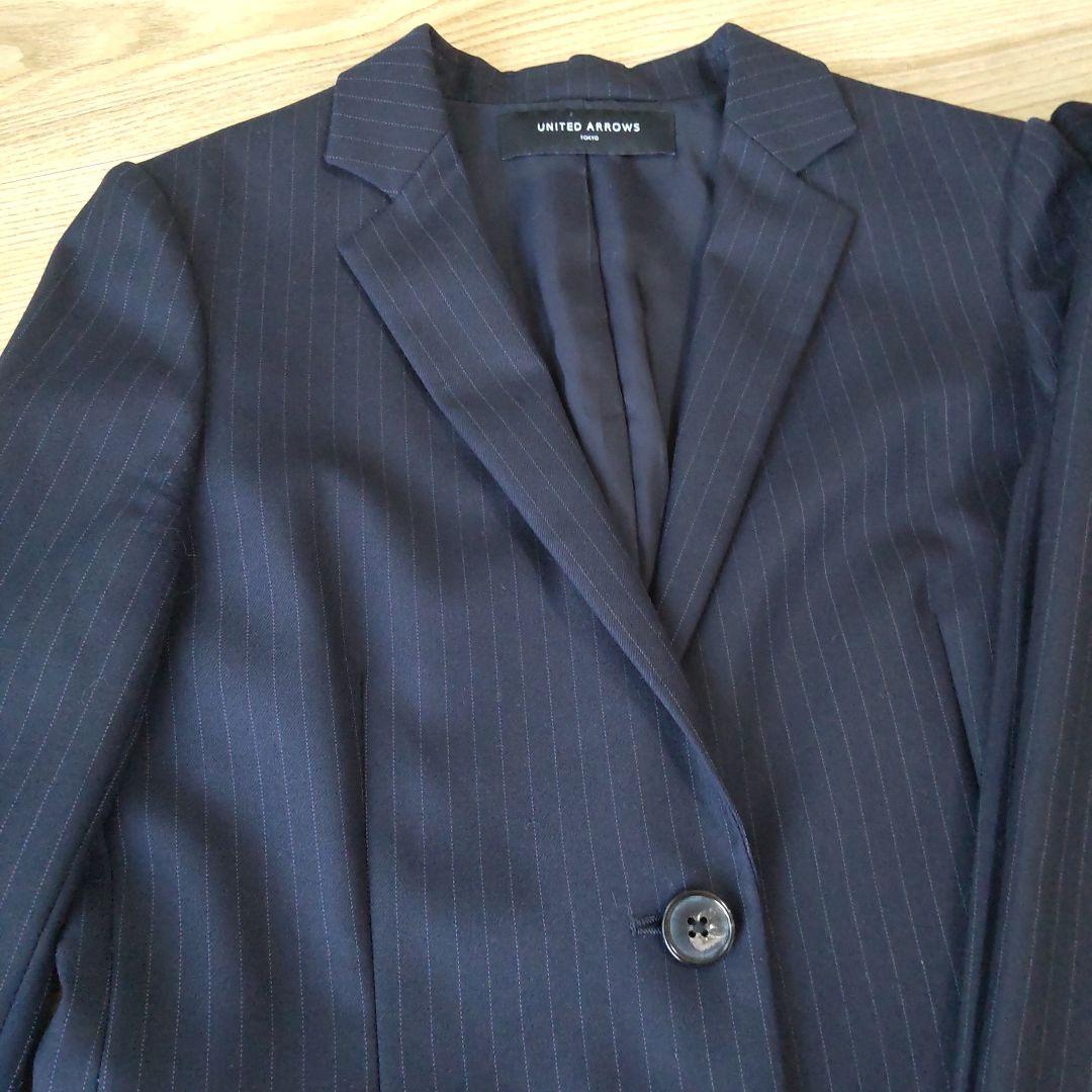 UNITED ARROWS TOKYO　ウール100％　パンツスーツ　濃紺