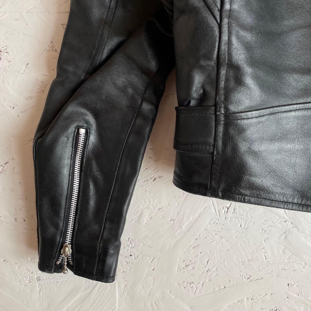 古着Vintage『THINK PINK』本革ダブルライダースレザージャケット