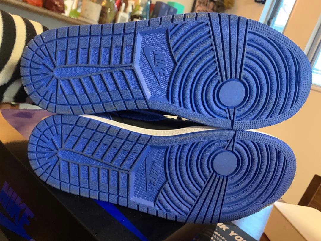 NIKE Air Jordan 1 ブラック/ブルー