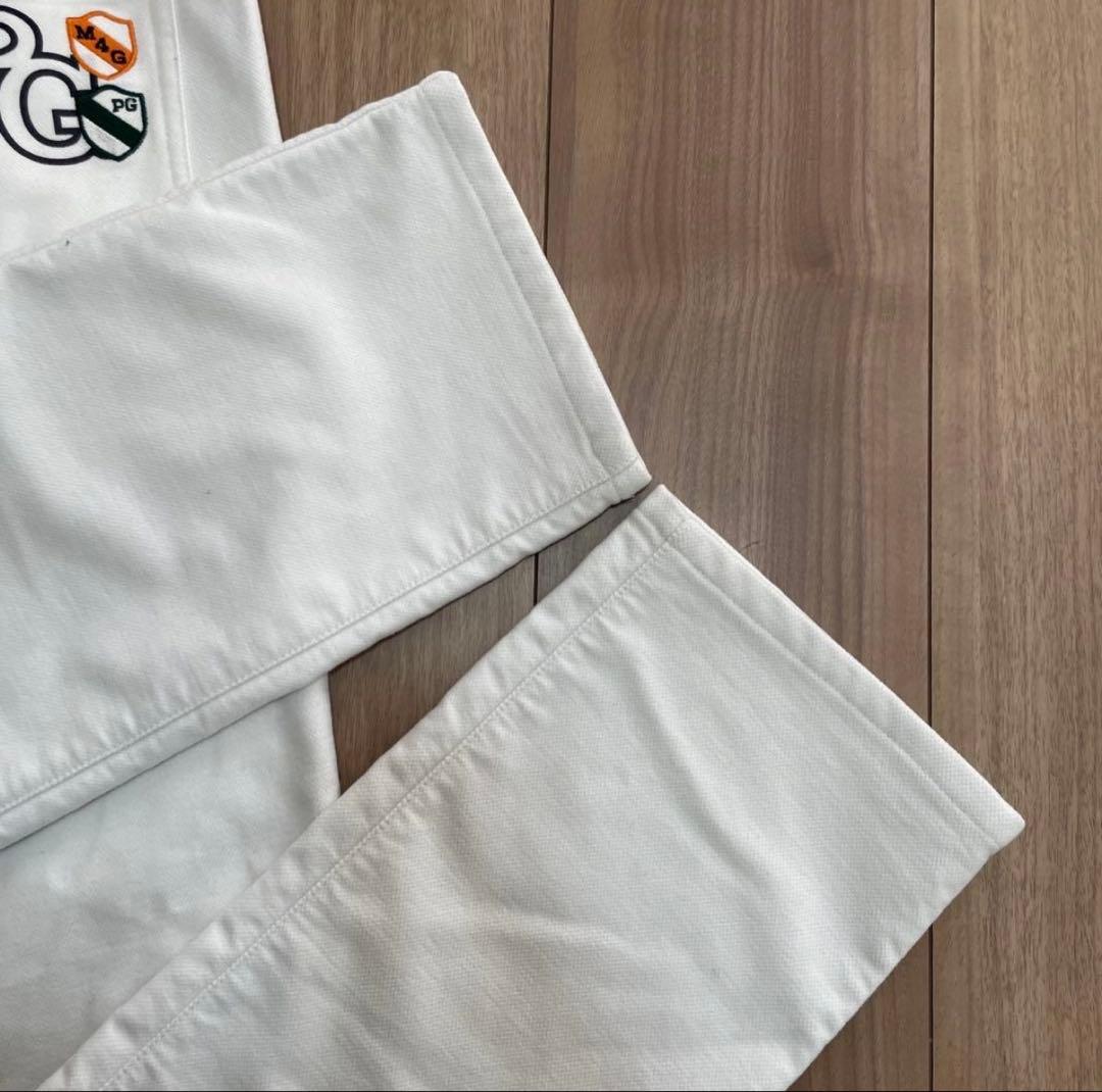 パーリーゲイツ パンツ　白　ホワイト　5 暖パン　秋冬　裏地付き　ストレッチ